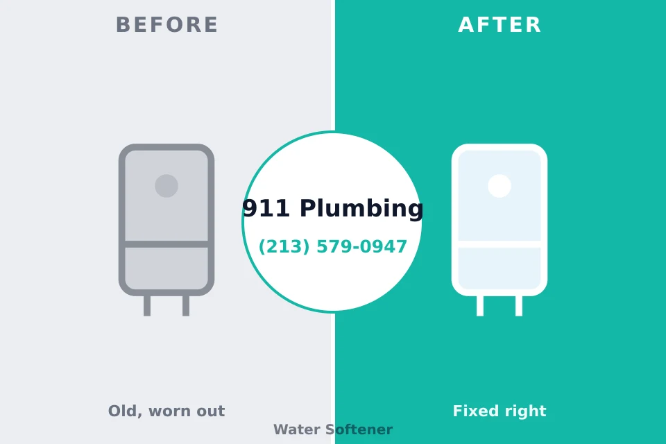 Before and after: plumbing company Pittsfield, IL